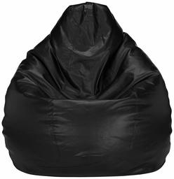 Amazon Brand - Solimo XL Bean Bag Cover Without Beans (Black)