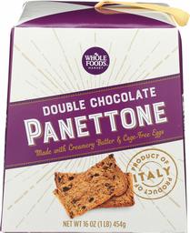 Whole Foods Market Double Chocolate Panettone, 16 Ounce