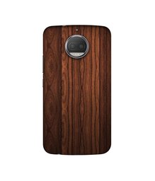 Amazon Brand - Solimo Designer Wooden Texture UV Printed Soft Back Case Mobile Cover for Motorola Moto G5S Plus