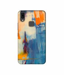 Amazon Brand - Solimo Designer Multicolor Brush Texture 3D Printed Hard Back Case Mobile Cover for Vivo V9 / V9 Pro