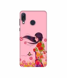 Amazon Brand - Solimo Designer Lady Vector Pattern 3D Printed Hard Back Case Mobile Cover for Asus Zenfone Max M1 ZB555KL