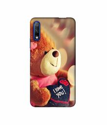 Amazon Brand - Solimo Designer Teddy Bear 3D Printed Hard Back Case Mobile Cover for Honor 9X