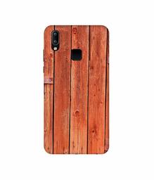 Amazon Brand - Solimo Designer Wooden Door 3D Printed Hard Back Case Mobile Cover for Vivo Y95