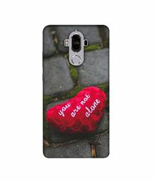 Amazon Brand - Solimo Designer You are Not Alone 3D Printed Hard Back Case Mobile Cover for Huawei Mate 9