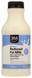 365 EVERYDAY VALUE Reduced Fat Milk, 16 OZ