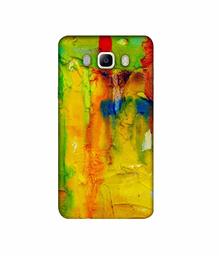 Amazon Brand - Solimo Designer Yellow and Green Paint 3D Printed Hard Back Case Mobile Cover for Samsung Galaxy J5 (2016)