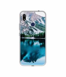 Amazon Brand - Solimo Designer Lake Mountain UV Printed Soft Back Case Mobile Cover for Gionee F9