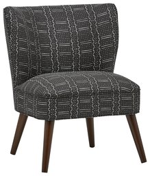 Amazon Brand – Rivet SoDo Round Back Modern Accent Chair, Coal