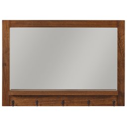 Amazon Brand – Stone & Beam Modern Wood Mirror, 30