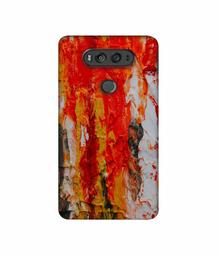 Amazon Brand - Solimo Designer Orange Color Spread 3D Printed Hard Back Case Mobile Cover for LG V20