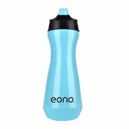 Eono Essentials 500ml/17oz BPA-Free, One-Hand Valve Squeeze Water Bottle (Blue)