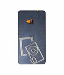 Amazon Brand - Solimo Designer Camera Embroidery 3D Printed Hard Back Case Mobile Cover for Microsoft Lumia 535