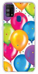 Amazon Brand - Solimo Designer Multicolor Balloon Design Printed Soft Back Case Mobile Cover for Samsung Galaxy M31