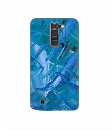 Amazon Brand - Solimo Designer Blue Paint 3D Printed Hard Back Case Mobile Cover for LG K7