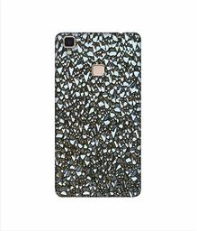 Amazon Brand - Solimo Designer Foil Paper Texture 3D Printed Hard Back Case Mobile Cover for Vivo V3 Max