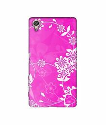 Amazon Brand - Solimo Designer Flower Pattern 3D Printed Hard Back Case Mobile Cover for Sony Xperia X