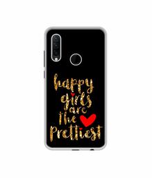 Amazon Brand - Solimo Designer Happy Girls are The Prettiest UV Printed Soft Back Case Mobile Cover for Lenovo K10 Note