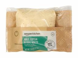 Amazon Kitchen, Kale, Cotija & Egg White Breakfast Wrap, 7.5 oz