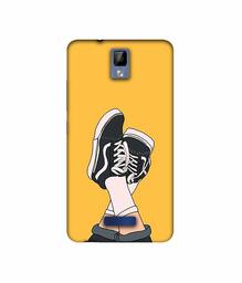 Amazon Brand - Solimo Designer Boy Shoes Pattern UV Printed Soft Back Case Mobile Cover for Gionee P7 Max