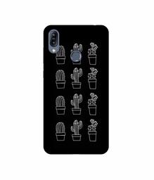 Amazon Brand - Solimo Designer Cactus Design 3D Printed Hard Back Case Mobile Cover for Asus Zenfone Max (M2) ZB633KL