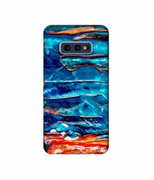 Amazon Brand - Solimo Designer Blue Oil Color 3D Printed Hard Back Case Mobile Cover for Samsung Galaxy S10e