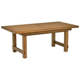 Amazon Brand – Stone & Beam Parson Wood Trestle Dining Table, 78