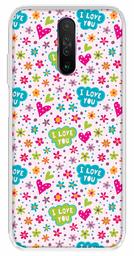 Amazon Brand - Solimo Designer Multicolor Love Pattern Design Printed Soft Back Case Mobile Cover for Poco X2 / Xiaomi Redmi K30