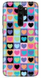 Amazon Brand - Solimo Designer Heart Design 3D Printed Hard Back Case Mobile Cover for Xiaomi Redmi Note 8 Pro