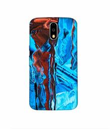 Amazon Brand - Solimo Designer Zik Zak Color Mixing 3D Printed Hard Back Case Mobile Cover for Motorola Moto G4 Plus