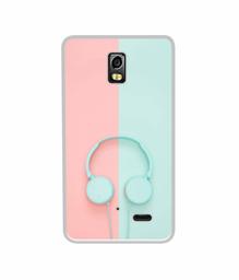 Amazon Brand - Solimo Designer Head Phone UV Printed Soft Back Case Mobile Cover for LYF Water 10