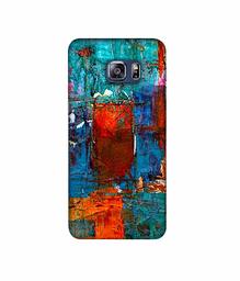 Amazon Brand - Solimo Designer Rectangle Color 3D Printed Hard Back Case Mobile Cover for Samsung Galaxy S6 Edge Plus