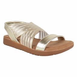 Teen Mix By Catwalk Women's Gold Fashion Sandals- 4 UK (36 EU) (6 US) (TM4292XX_A)