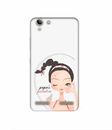 Amazon Brand - Solimo Designer Papa's Princess 3D Printed Hard Back Case Mobile Cover for Lenovo Vibe K5 Plus