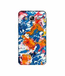 Amazon Brand - Solimo Designer Wax Color Mash On Canvas 3D Printed Hard Back Case Mobile Cover for Samsung Galaxy E5