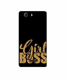 Amazon Brand - Solimo Designer Sparkle Girl Boss 3D Printed Hard Back Case Mobile Cover for Micromax Canvas Nitro 2 E311