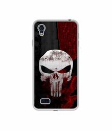 Amazon Brand - Solimo Designer Punisher Skull UV Printed Soft Back Case Mobile Cover for Vivo Y11