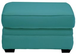 Pinzon Hampden Ottoman, Turquoise