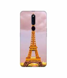 Amazon Brand - Solimo Designer Eiffel Tower Paris 3D Printed Hard Back Case Mobile Cover for Oppo F11 Pro