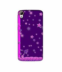 Amazon Brand - Solimo Designer Sparkling Stars 3D Printed Hard Back Case Mobile Cover for HTC Desire 828 Dual