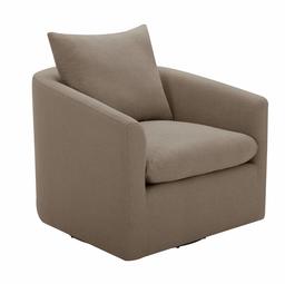 Amazon Brand – Stone & Beam Elisabet Upholstered Swivel Chair, 33.5