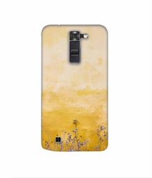 Amazon Brand - Solimo Designer Dry Flower On Wall 3D Printed Hard Back Case Mobile Cover for LG K7