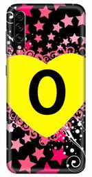 Amazon Brand - Solimo Designer Heart Pattern Alphabet-O 3D Printed Hard Back Case Mobile Cover for Samsung Galaxy A50s