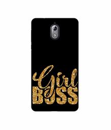 Amazon Brand - Solimo Designer Sparkle Girl Boss 3D Printed Hard Back Case Mobile Cover for Nokia 3.1