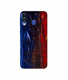 Amazon Brand - Solimo Designer Red Paint On Wall 3D Printed Hard Back Case Mobile Cover for Samsung Galaxy M21