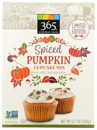 365 Everyday Value, Cupcake Mix, Spiced Pumpkin, 12.7 oz