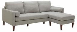 Amazon Brand – Rivet Aiden Mid-Century Sectional with Tapered Wood Legs, 86