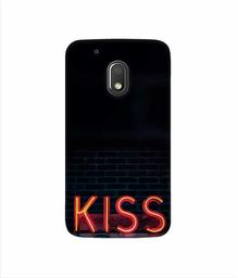 Amazon Brand - Solimo Designer Kiss 3D Printed Hard Back Case Mobile Cover for Motorola Moto G4 Play