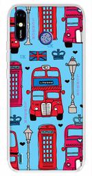 Amazon Brand - Solimo Designer Multicolor Bus Blue Pattern Printed Soft Back Case Mobile Cover for Tecno Spark Go Plus