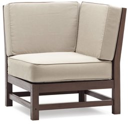 Strathwood Anderson Fauteuil de jardin d'angle modulaire en bois dense