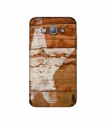 Amazon Brand - Solimo Designer Star Impression On Wood 3D Printed Hard Back Case Mobile Cover for Samsung Galaxy A8